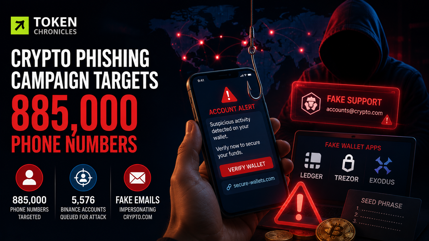Cybersecurity Firm Uncovers Crypto Phishing Campaign Targeting 885,000 Phone Numbers