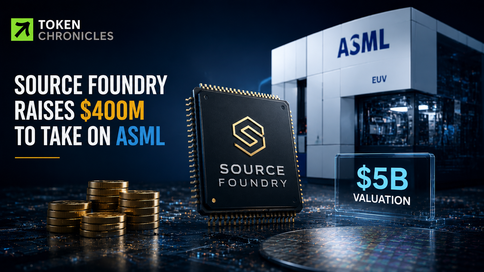 Source Foundry Raises $400M at $5B Valuation to Challenge ASML
