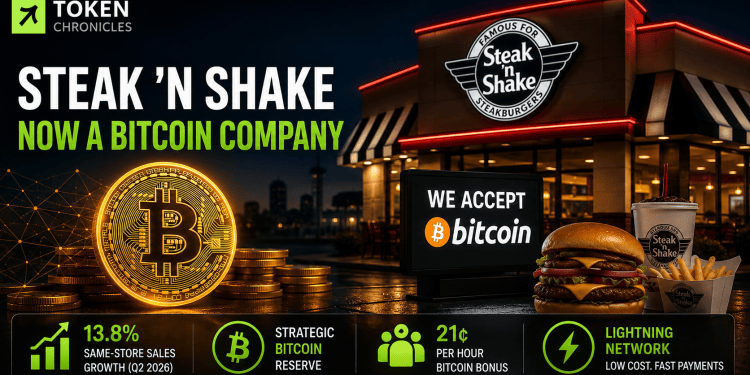 Steak ‘n Shake Embraces Bitcoin as Sales Rise and Crypto Strategy Expands