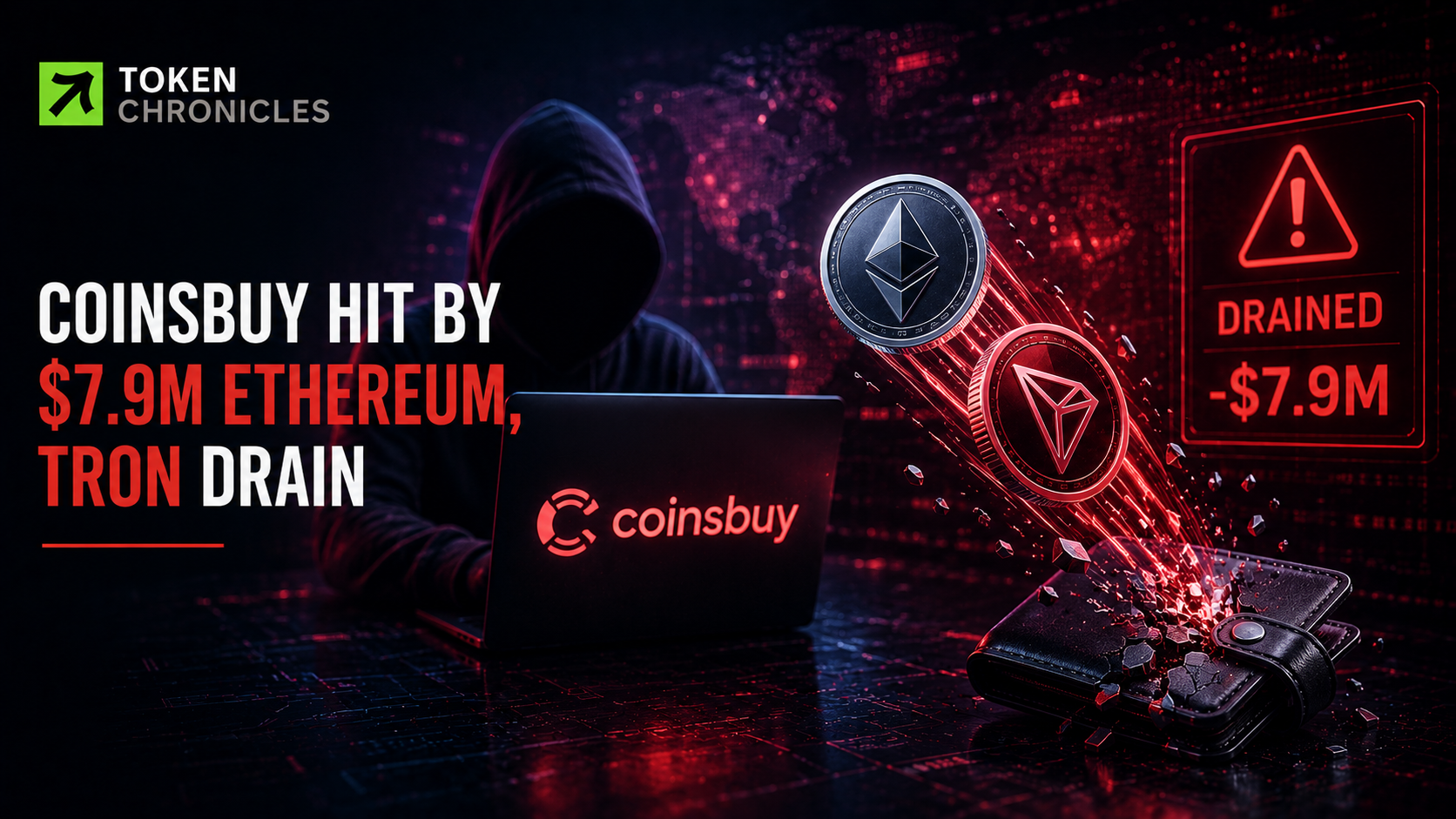 Coinsbuy Hit by Reported $7.9M Ethereum and TRON Drain