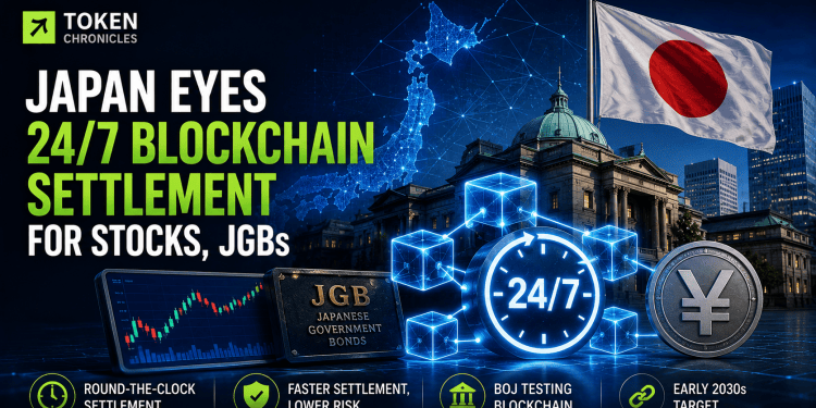 Japan Explores 24/7 Blockchain Settlement for Stocks and Government Bonds