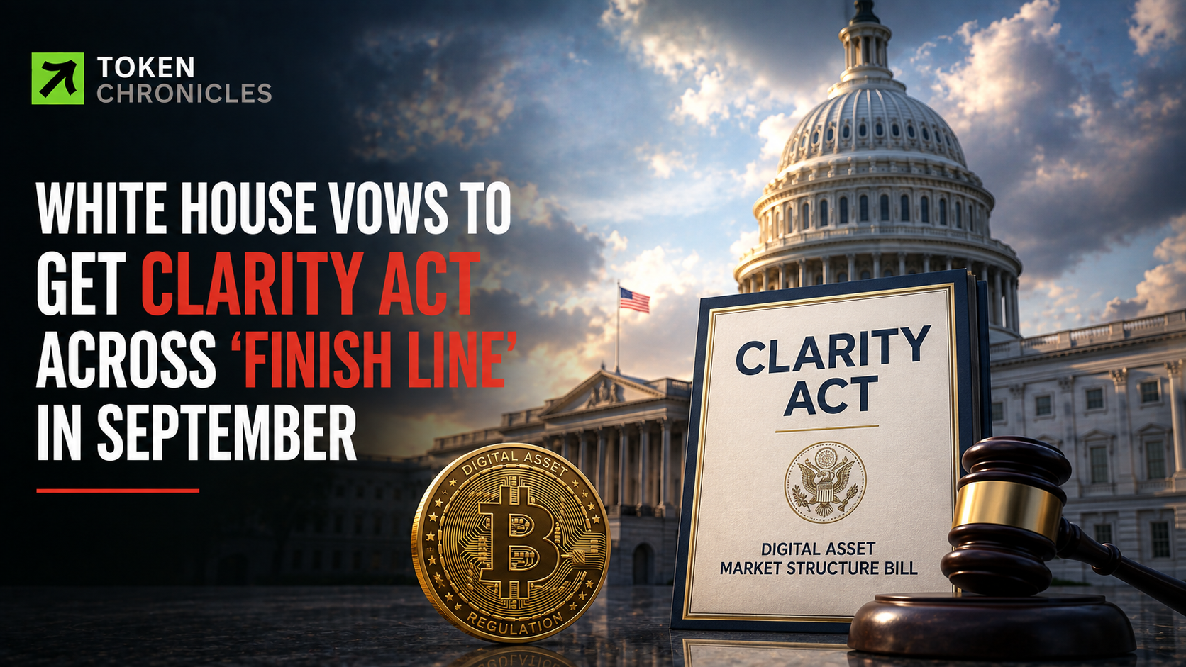 White House Pushes to Get CLARITY Act Across the Finish Line in September