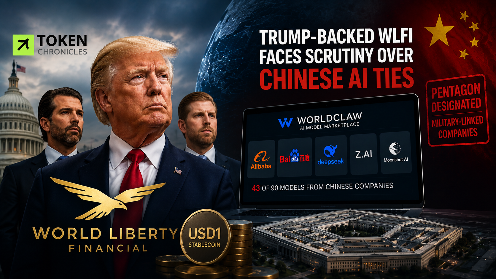Trump-Backed WLFI Faces Scrutiny Over Worldclaw’s Chinese AI Connections