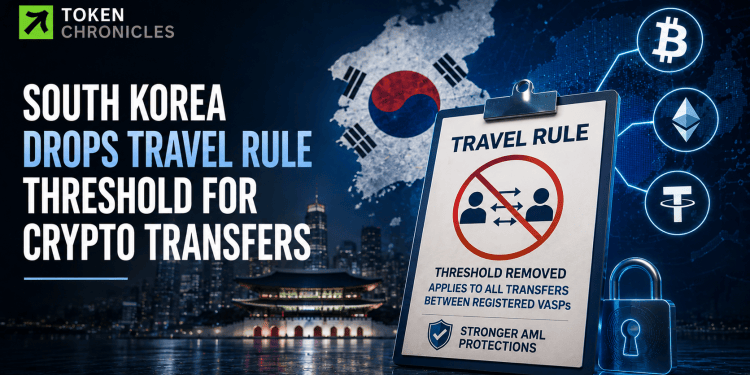 South Korea Removes 1 Million Won Threshold for Crypto Travel Rule