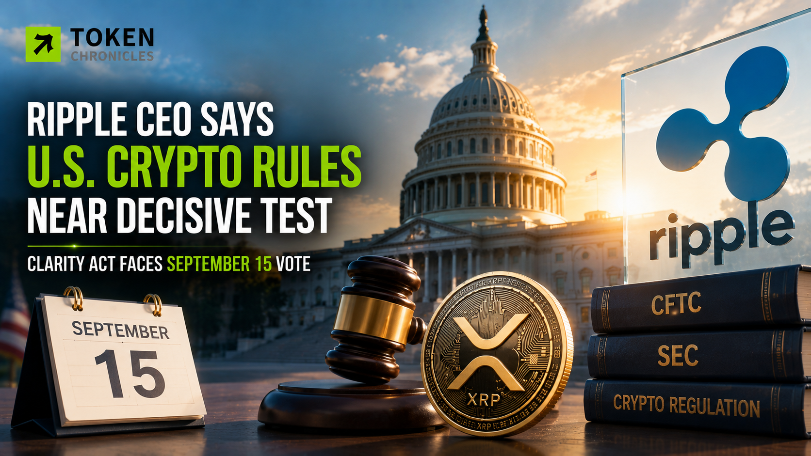 Ripple CEO Says U.S. Crypto Regulation Is Near a Critical Turning Point