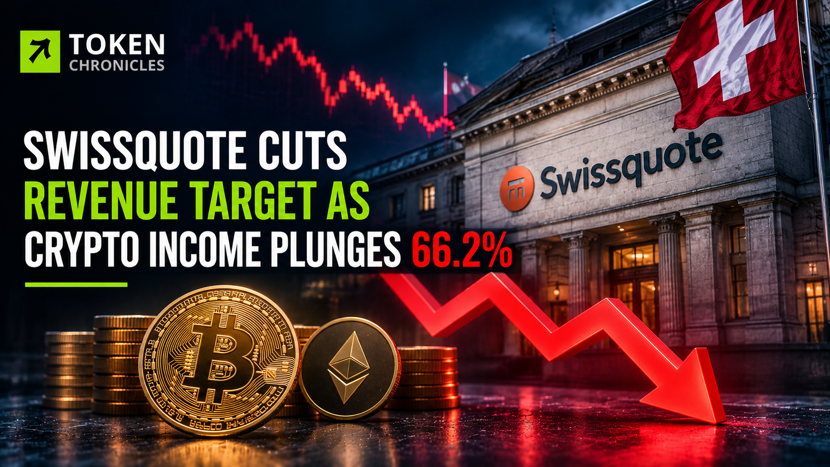 Swissquote Cuts Revenue Forecast as Crypto Income Plunges 66.2%