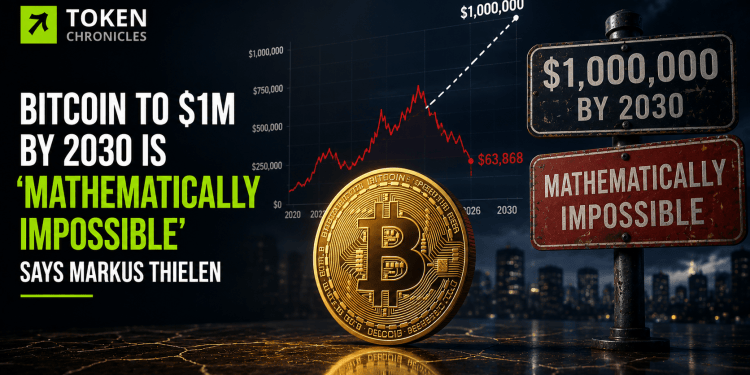 Bitcoin to $1M by 2030 Is ‘Mathematically Impossible,’ Says Markus Thielen