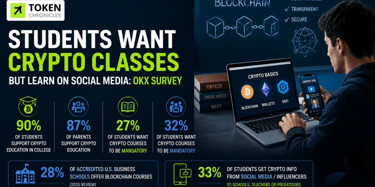 College Students Want Crypto Education, but Social Media Fills the Gap: OKX Survey