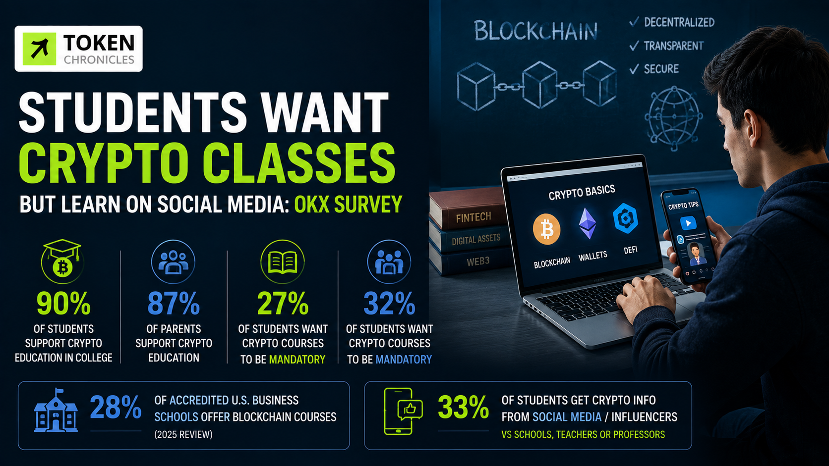 College Students Want Crypto Education, but Social Media Fills the Gap: OKX Survey