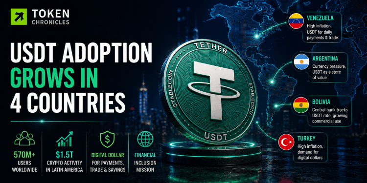 Tether CEO Highlights Growing USDT Adoption Across Four Economies