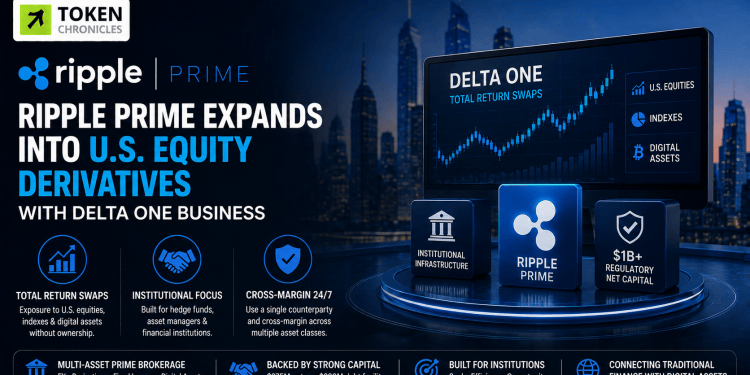 Ripple Prime Enters U.S. Equity Derivatives With New Delta One Service