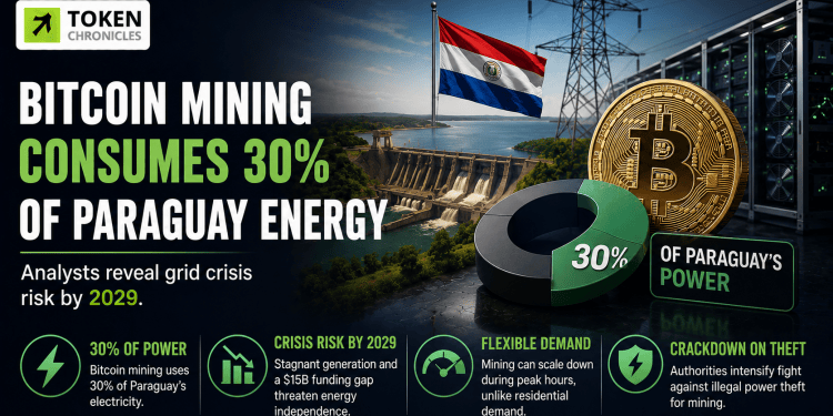 Bitcoin Mining Now Uses 30% of Paraguay’s Power, Raising Grid Concerns