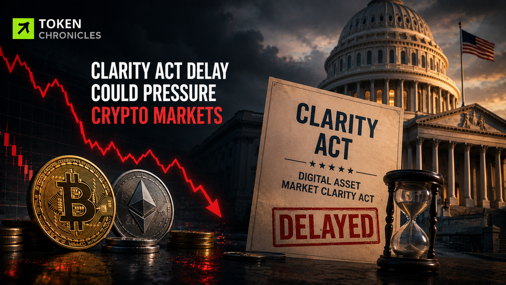 CLARITY Act Delay Could Weigh on Crypto Markets, Bernstein Warns
