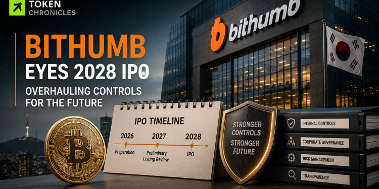 Bithumb Targets 2028 IPO as South Korean Crypto Exchange Strengthens Internal Controls