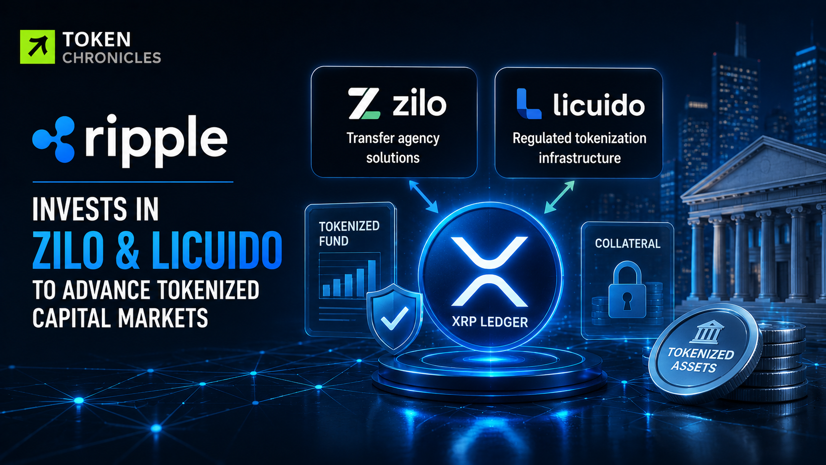 Ripple Invests in Zilo and Licuido to Expand Tokenized Capital Markets on XRPL