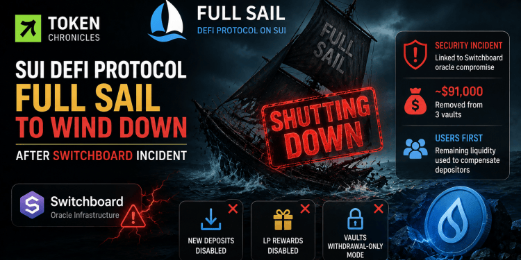 Sui DeFi Protocol Full Sail to Shut Down After Switchboard-Linked Security Breach