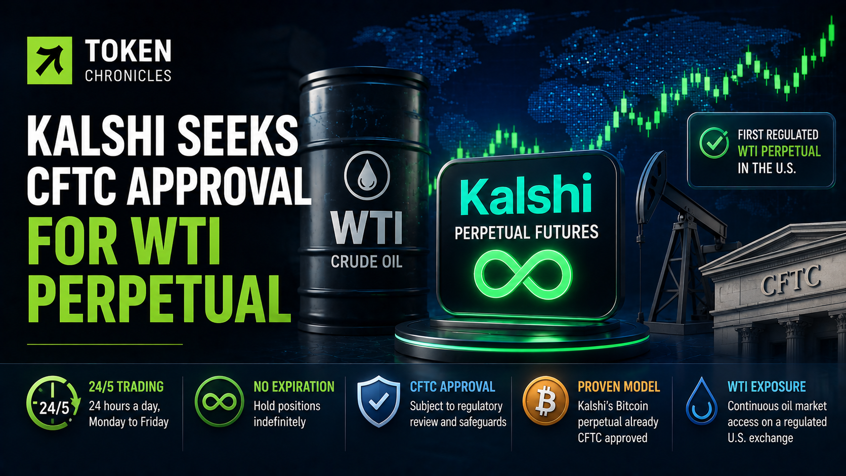 Kalshi Plans WTI Perpetual Futures as It Expands Beyond Crypto