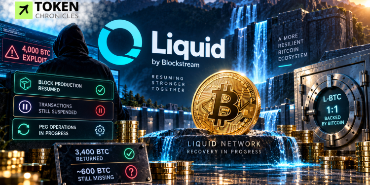 Liquid Network Resumes Block Production After Nearly 4,000 BTC Exploit