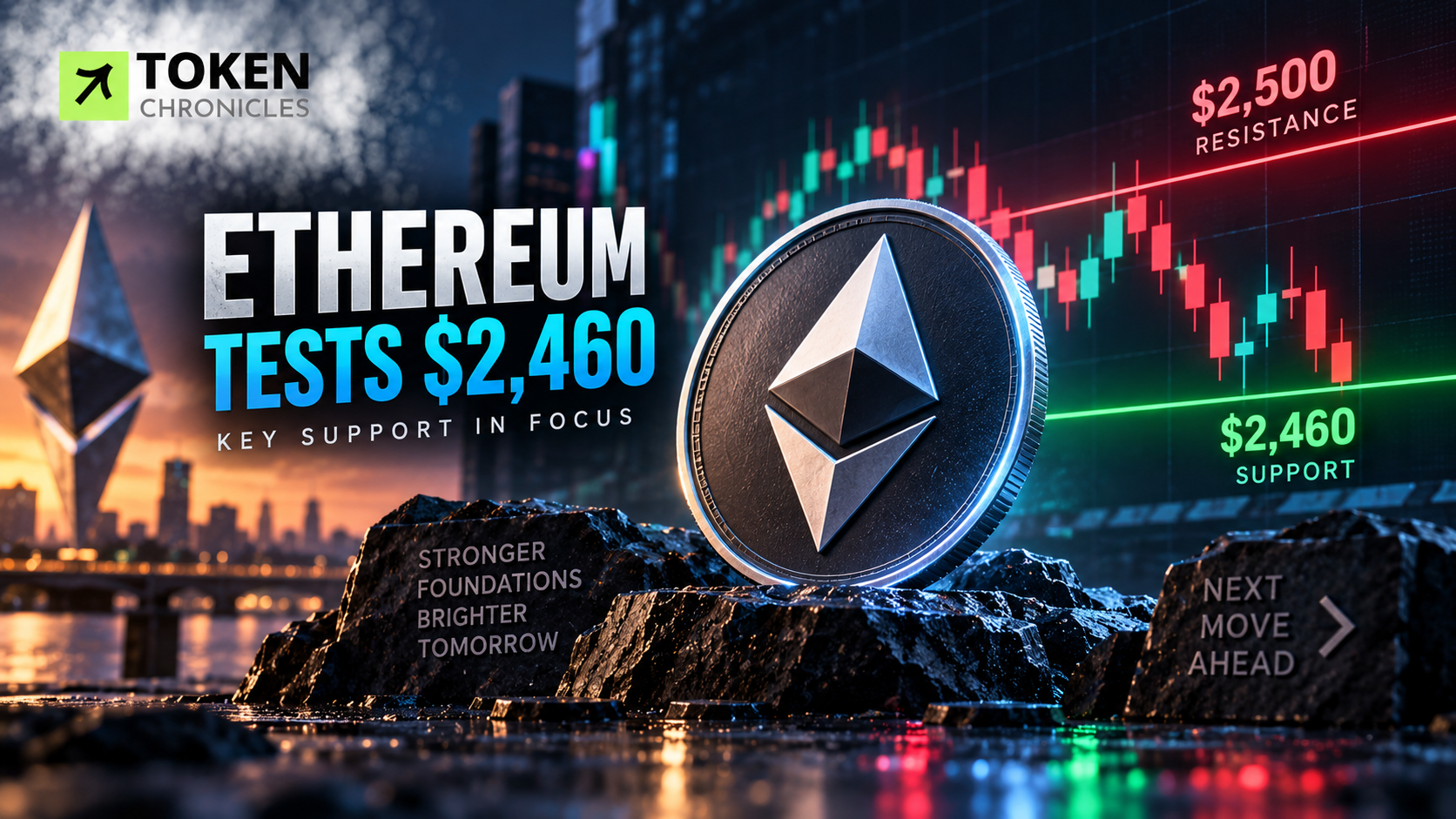 Ethereum Price Tests $2,460 Support as Bulls Struggle to Break $2,500