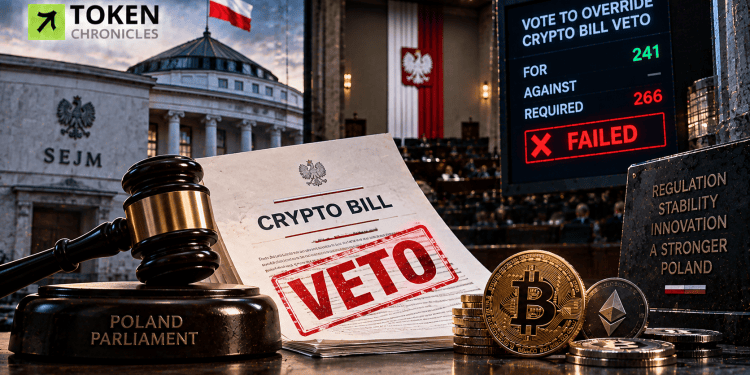 Polish Parliament Fails to Overturn Crypto Bill Veto in Close Vote