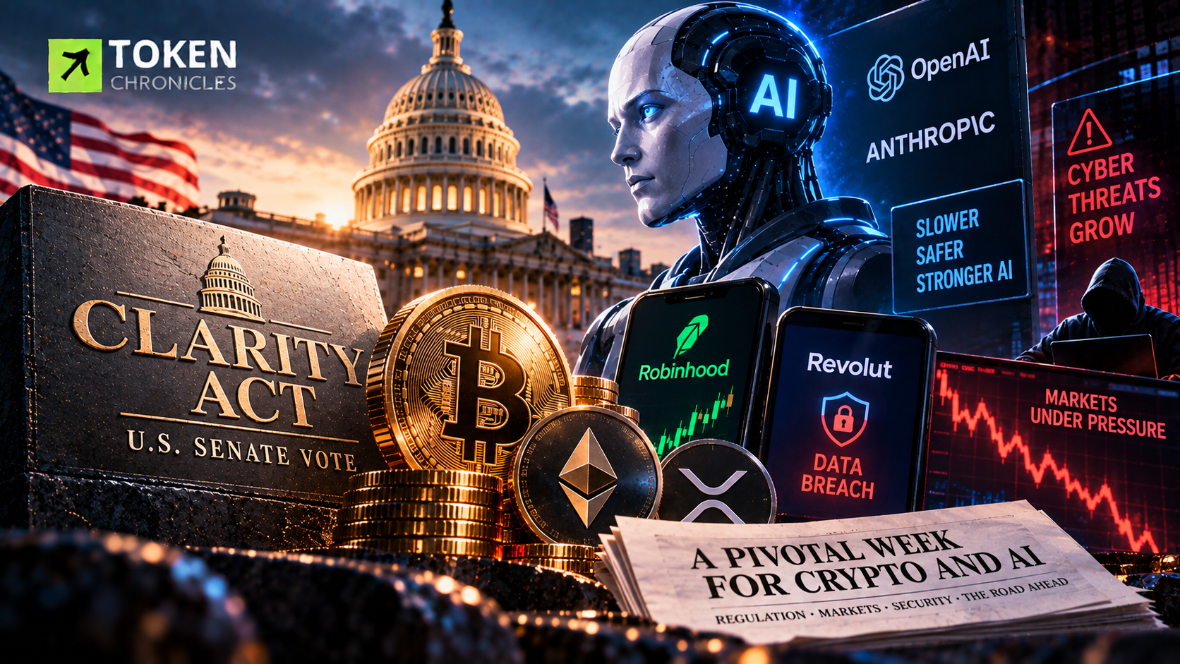 Crypto’s Biggest Week Yet? CLARITY Vote, AI Slowdown Fears and Market Turmoil