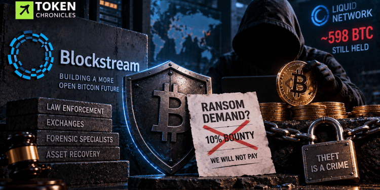 Blockstream Rejects Ransom Demand as Liquid Hackers Retain Nearly 600 BTC