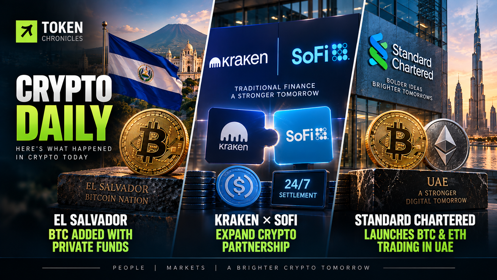 Crypto Daily: El Salvador, Kraken and Standard Chartered Make Key Moves