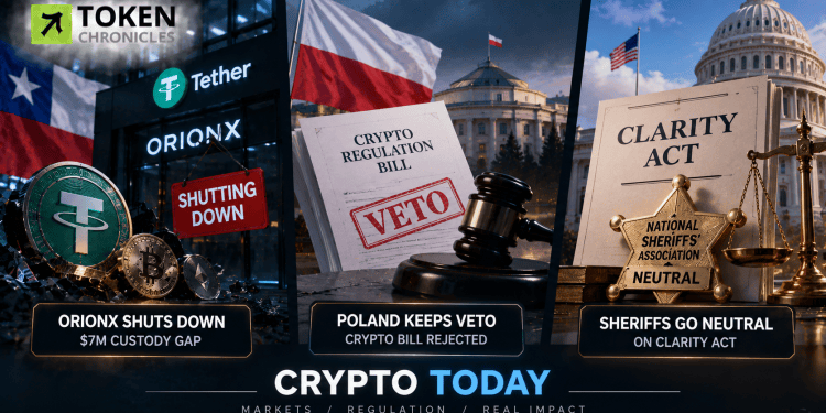Crypto Today: Orionx Shutdown, Poland’s Crypto Bill Standoff and CLARITY Act Shift