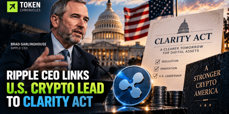 US Crypto Leadership Depends on CLARITY Act Progress: Ripple CEO