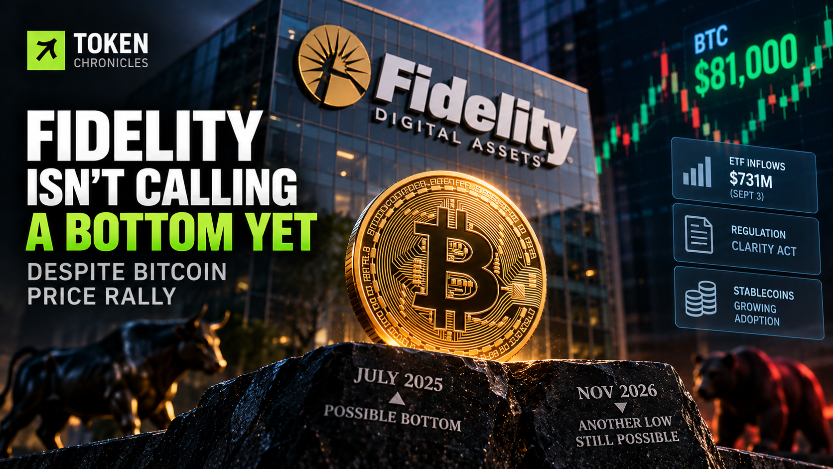 Fidelity Still Won’t Declare Bitcoin’s Bottom Despite Rally