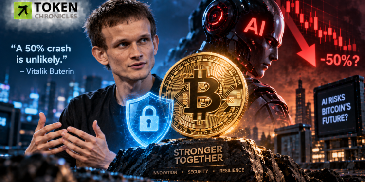 Bitcoin Unlikely to Suffer a 50% AI-Driven Crash, Vitalik Buterin Argues