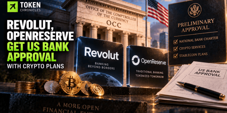 Revolut, OpenReserve Receive Preliminary US Bank Approval With Crypto Plans