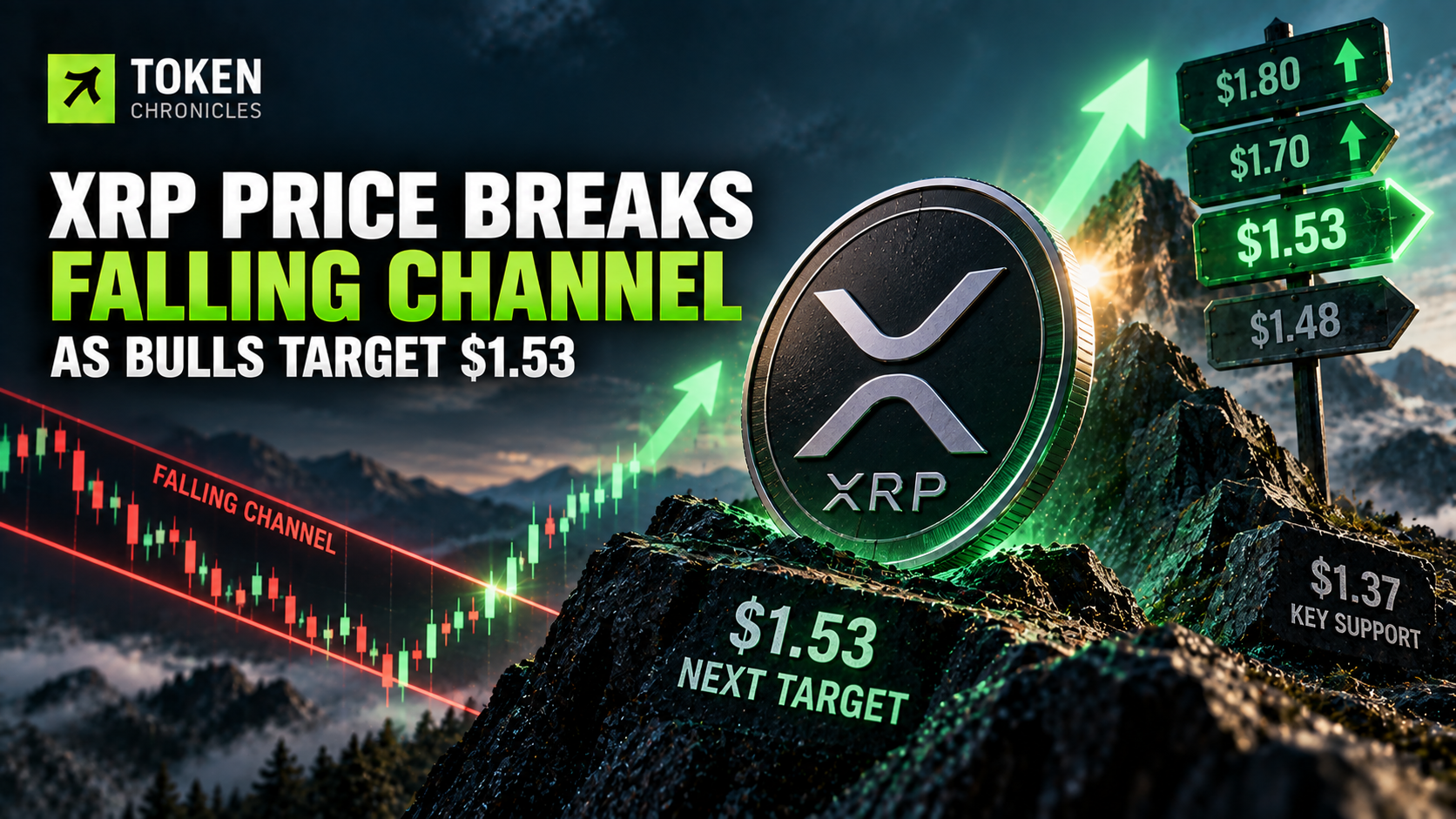 XRP Breaks Falling Channel as Bulls Set Sights on $1.53