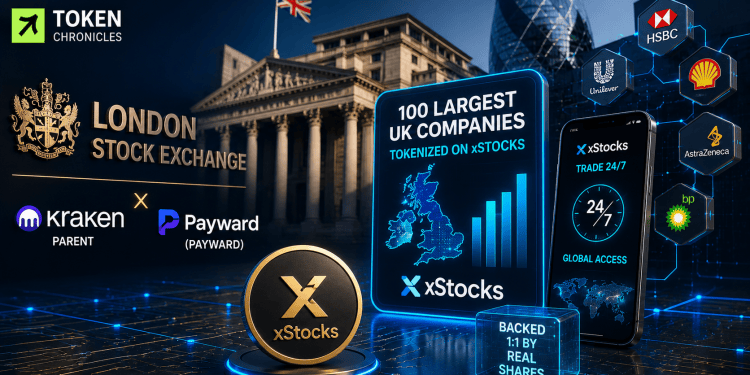 London Stock Exchange Teams Up With Kraken Parent to Tokenize UK Shares