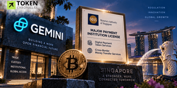 Gemini Secures Full Singapore Payment License for Crypto Services